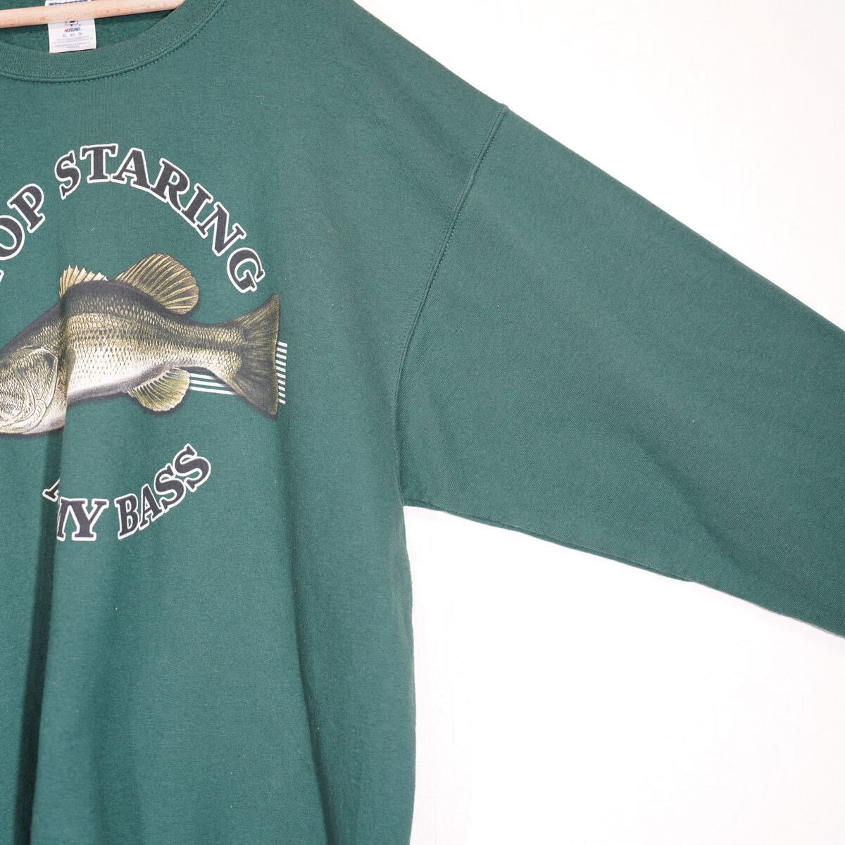 USA VINTAGE JERZEES FISH PRINT DESIGN SWEAT SHIRT/アメリカ古着お魚プリントデザインスウェット_画像8