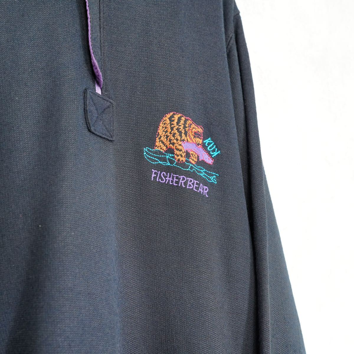 EU VINTAGE kuk MADE IN ITALY/ヨーロッパ古着くま刺繍デザイン EU VINTAGE kuk MADE IN ITALY/ヨーロッパ古着くま刺繍デザイン