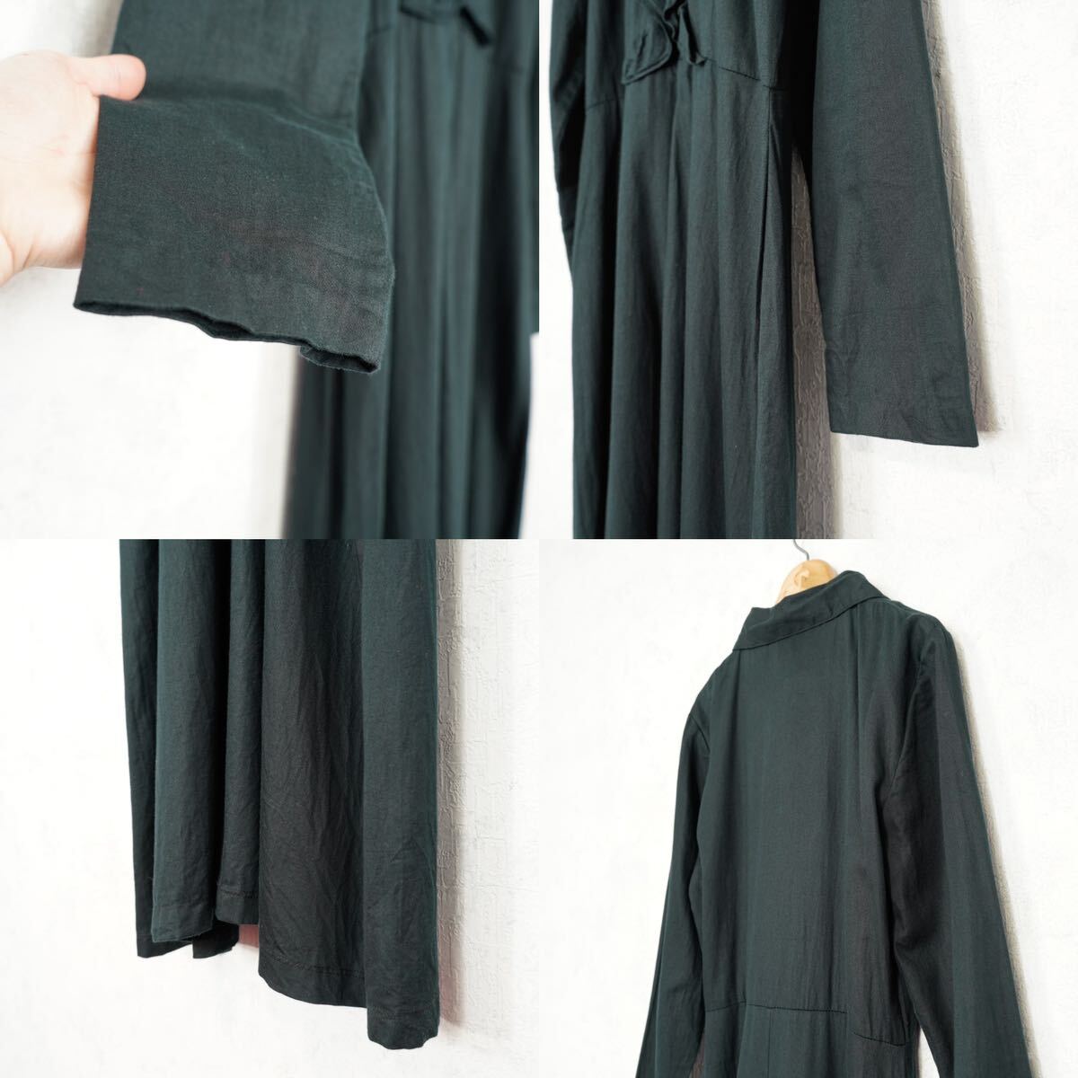 USA VINTAGE FRILL DESIGN LONG ONE PIECE/アメリカ古着フリルデザインロングワンピース_画像9