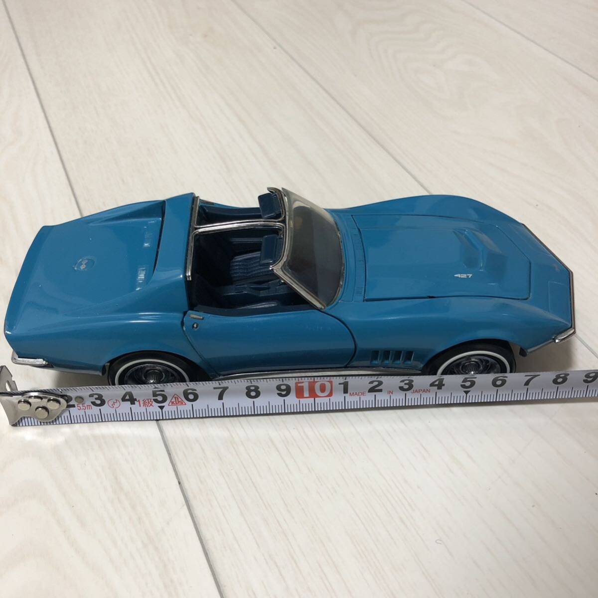 フランクリンミント シボレーコルベットスポーツクーペ 1/24 1968 Chevrolet Corvette Sport Coupe ダイキャスト製 の画像3