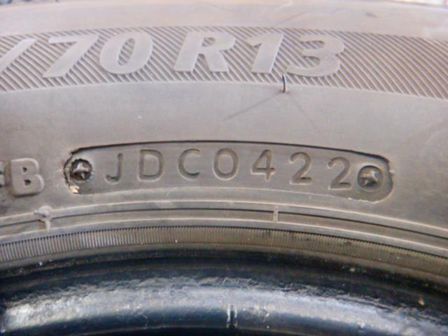 中古 165/70R13　2本　ブリジストン　133003 タイヤ_画像2