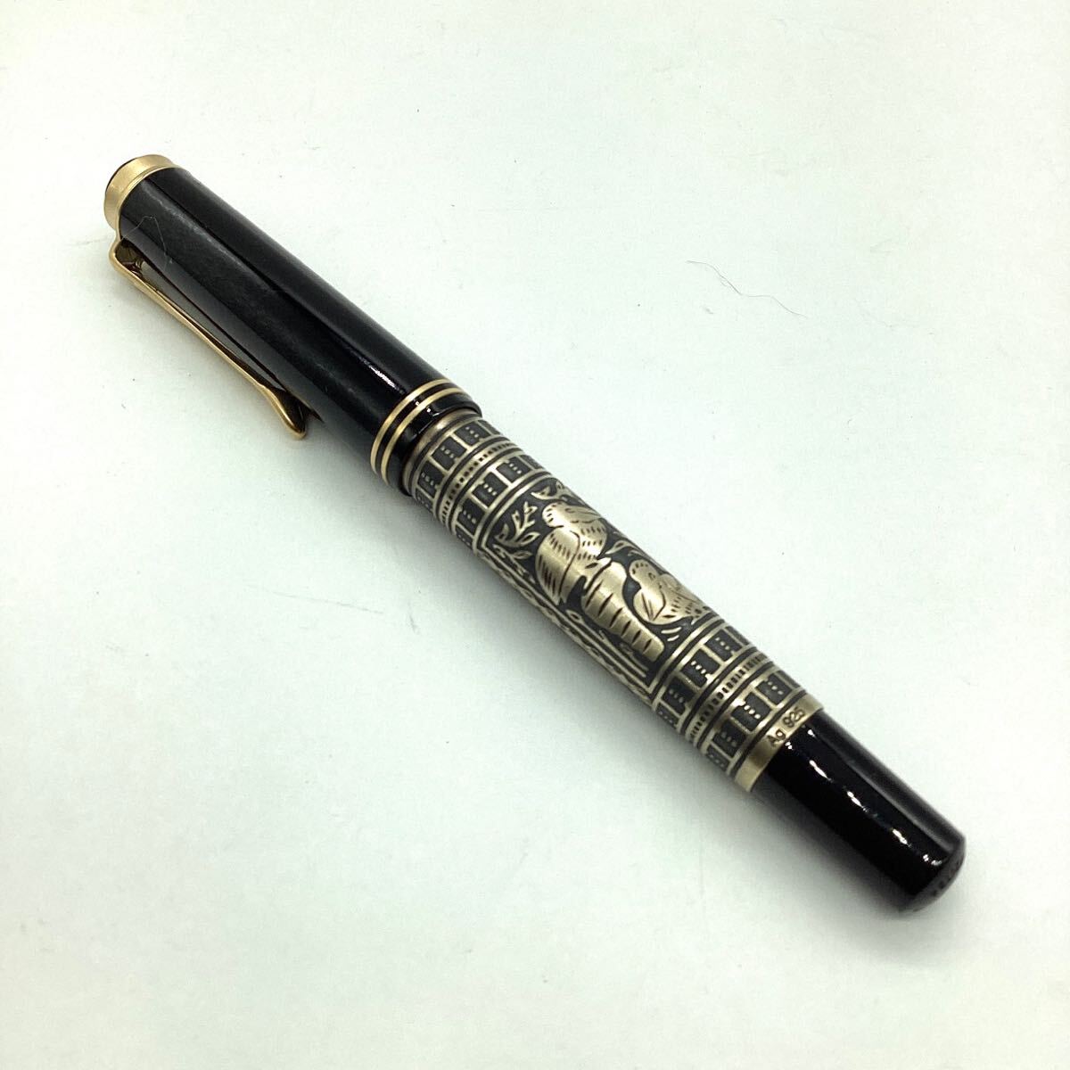 【23041】ペリカン Pelikan TOLEDO トレド ペン先750 925シルバー 万年筆 筆記未確認 箱無 中古品 二次流通品