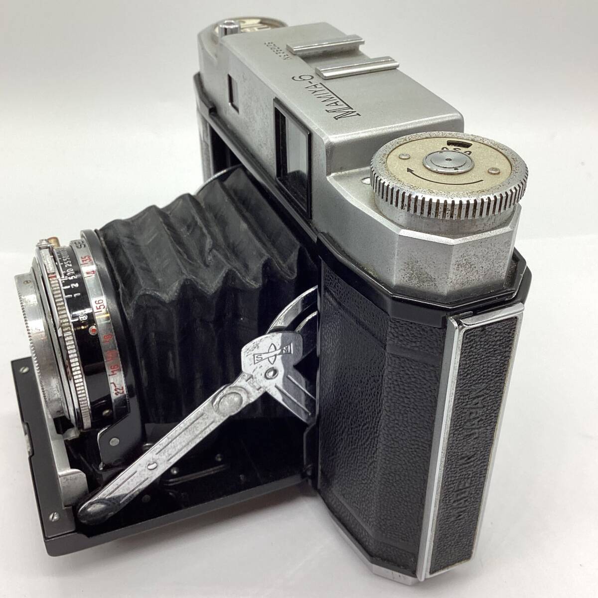 【23312】MAMIYA-6 マミヤ SEKOR 蛇腹カメラ フィルムカメラ 中判カメラ ケース付き　動作未確認 ジャンク 中古 二次流通品