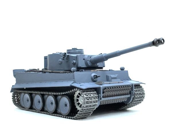 激レア 入手困難！【塗装済み完成品戦車ラジコン】Heng Long 2.4GHz Ver.7.0 1/16 タイガーI型 3818-1 Upgrade メタルキャタピラバージョン_画像8