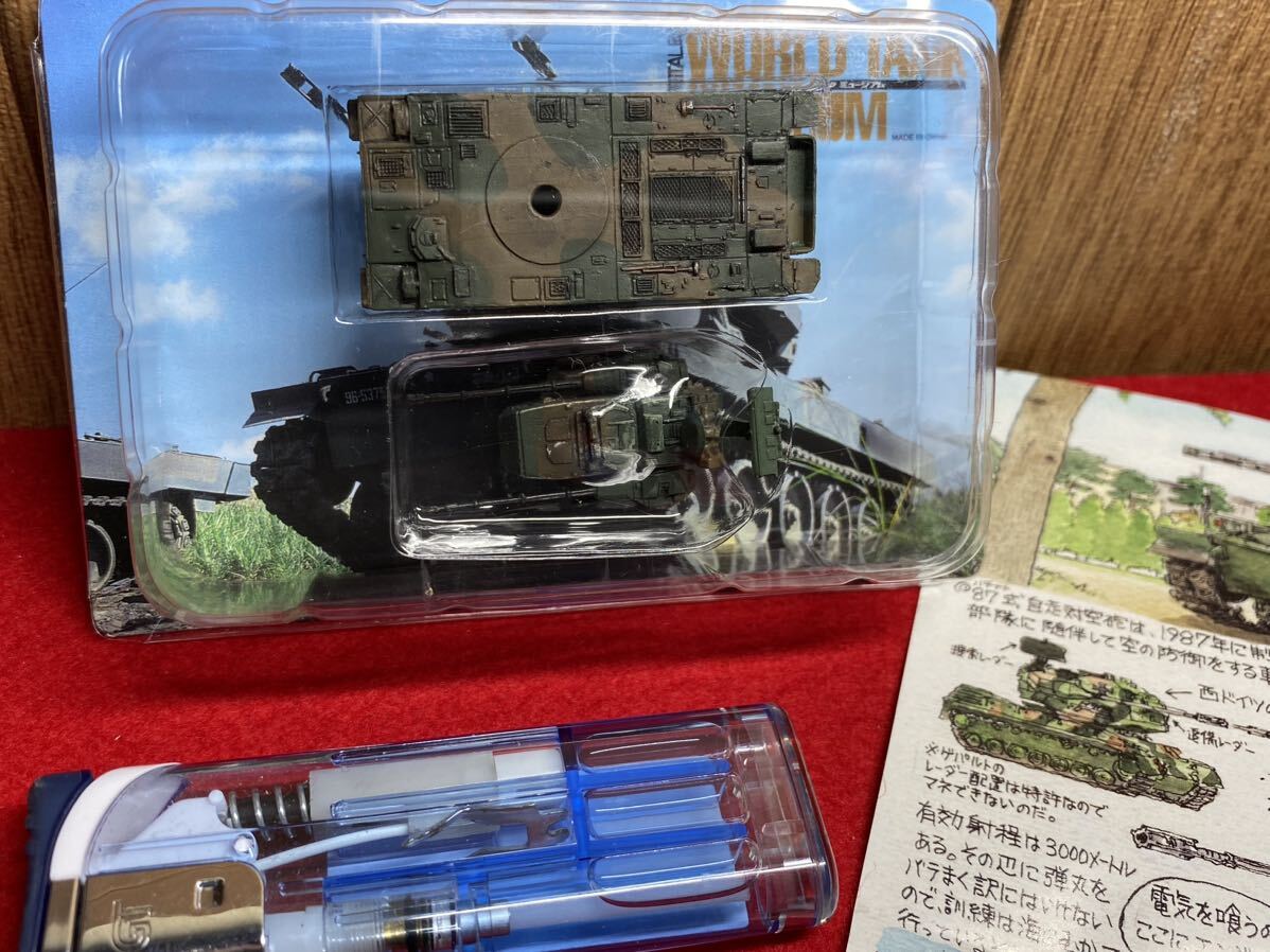 Ｌ１１‐未組立品【 陸上自衛隊 87式自走高射機関砲 ( 87AW ) ワールドタンク ミュージアム 】１/144 ＞TAKARA タカラ の画像1