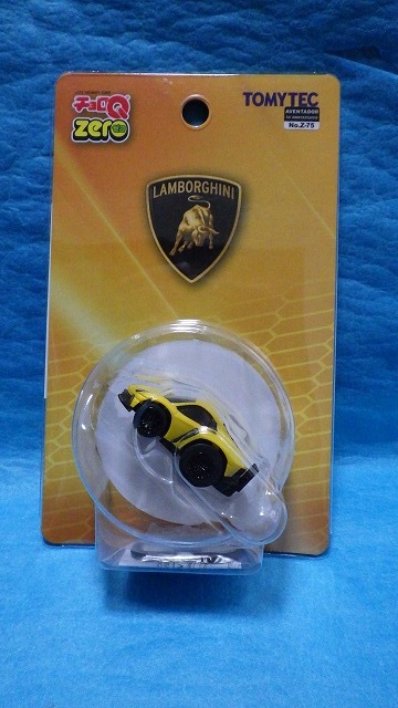 チョロＱzero ランボルギーニ/Lamborghini アヴェンタドール/Aventador 50th Anniversity/Anniversario 黄色 Z-78aの画像1