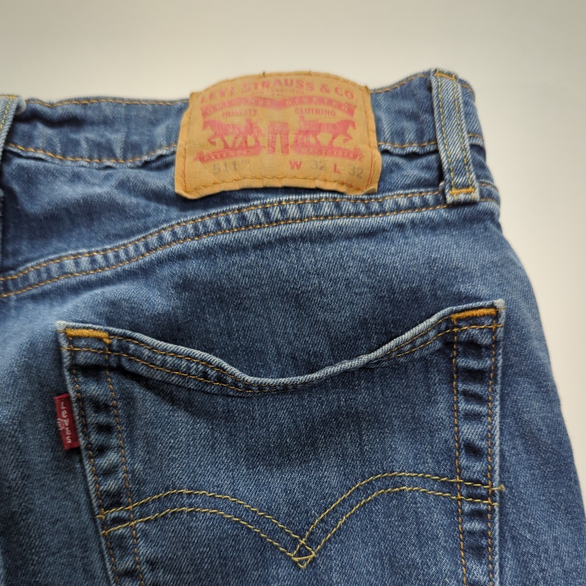 ☆LEVI'S　リーバイス　511 W32 ジーンズ デニムパンツ ジーパン インディゴ　アメカジ　メンズ　スラックス　トラウザーズ　ストレート_画像6