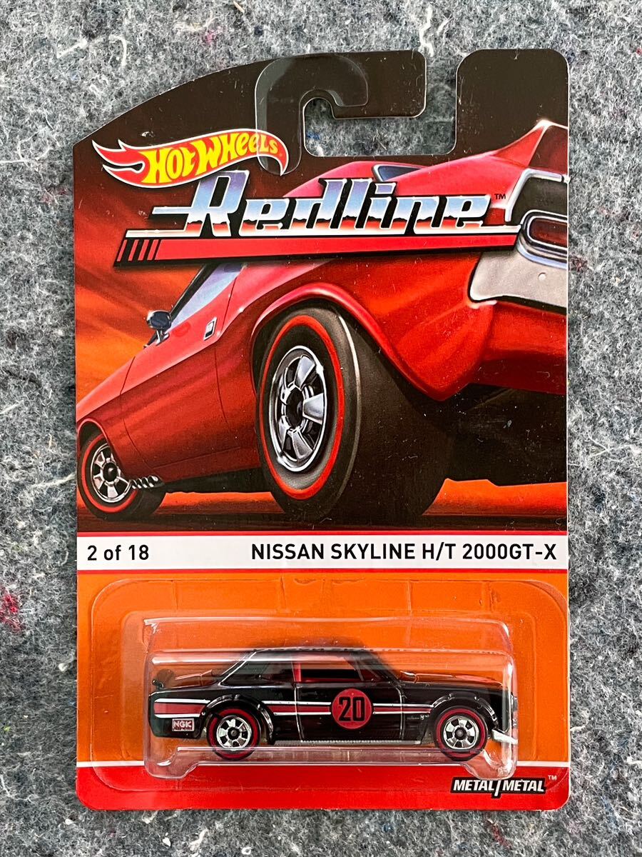 Hot Wheels 2015 Heritage Redline Nissan Skyline H/T 2000GT-X ホットウィール ヘリテージ レッドライン 日産 スカイライン ハコスカ_画像1