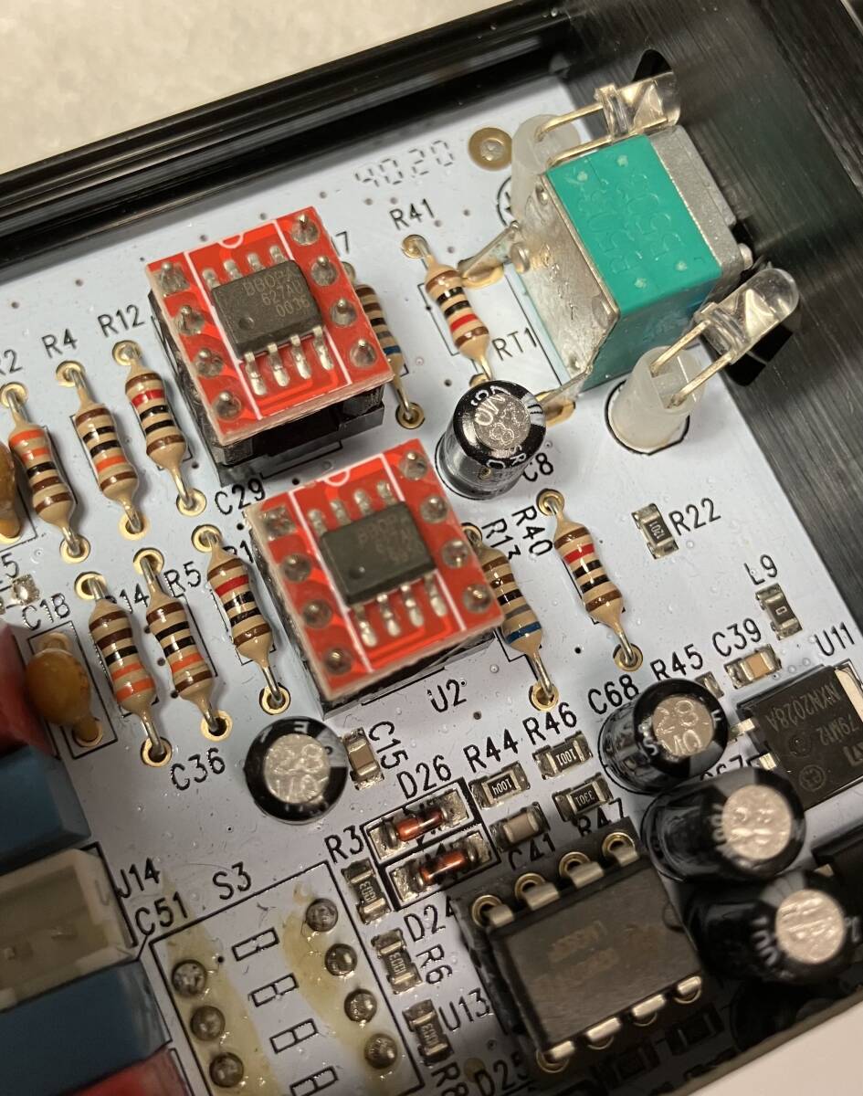 NFJ FX-AUDIO- FX-1002J+ope усилитель OPA627AU заменяемый товар 