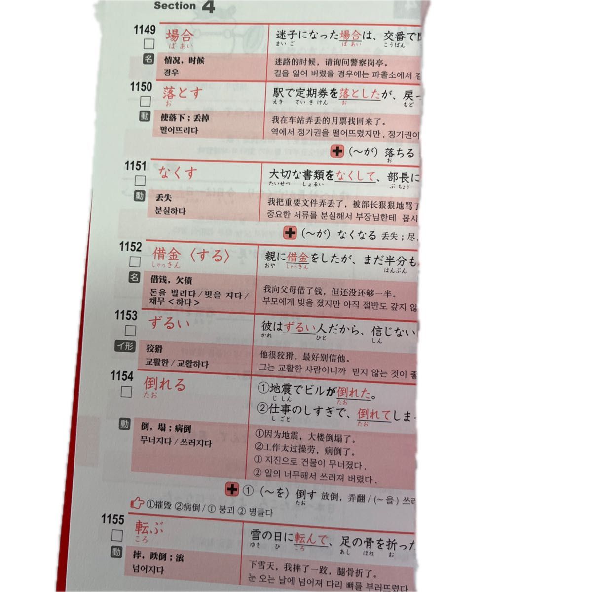 日本語能力試験Ｎ３単語２０００　中国語　韓国語版 （はじめての） アークアカデミー　著