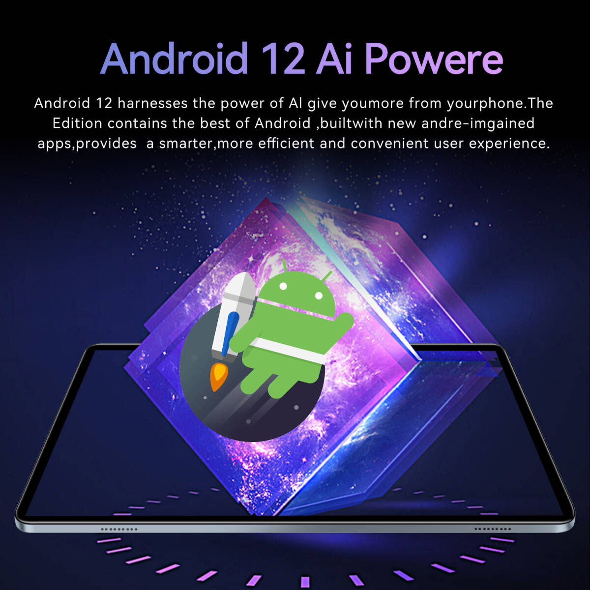 在庫わずか タブレット PC 本体 16+512GB 10インチ Android 12.0 Wi-FiモデルGMS認証 軽量 在宅勤務 通話対応 IPS液晶 simフリー 銀色の画像10