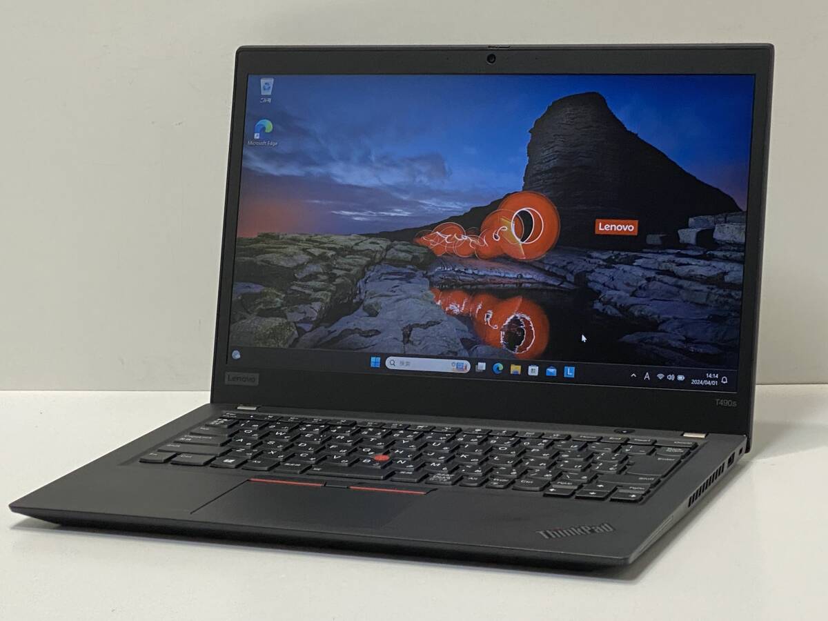 ★第8世代Corei7 NVMe1TB 32GB ThinkPad T490s Core i7 8665U 1.9GHz/32GB/NVMe1TB/WiFi/WebCam/14.0FHD IPS 4843h_画像1