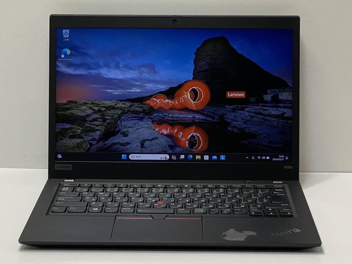 ★1円スタート 第8世代Corei7 NVMe512G 32GB ThinkPad T490s Core i7 8665U 1.9GHz/32GB/NVMe512GB/WiFi/WebCam/14.0FHD IPS _画像6