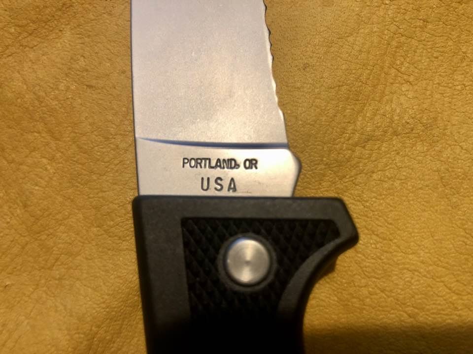 GERBER USA マグナムLST 600 フォールディングナイフ 未使用保管品 オールドガーバー OLD GERBER ブッシュクラフト ソロキャン  の画像2