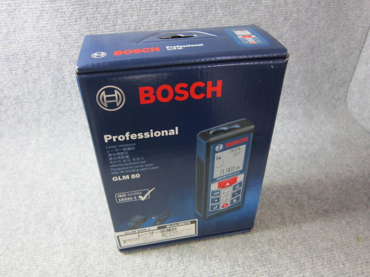 (5017) 新品 未開封 BOSCH ボッシュ レーザー距離計 GLM80 N型_画像1