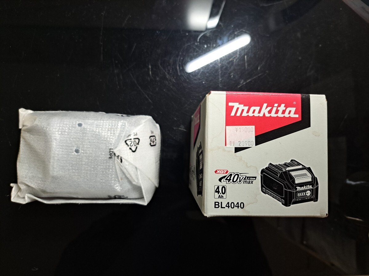 makita　マキタ　新品未使用　バッテリー　40v　BL4040　4.0Ah　_画像1