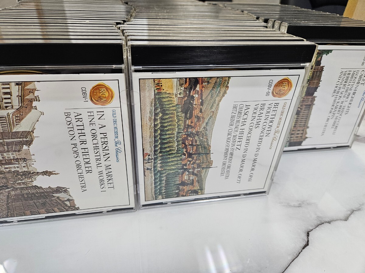 管理番号M10 全80枚セット ゴールドディスクミュージアム クラシックス 中古 完品 CD BMGビクター GOLD DISC MUSEUMの画像7