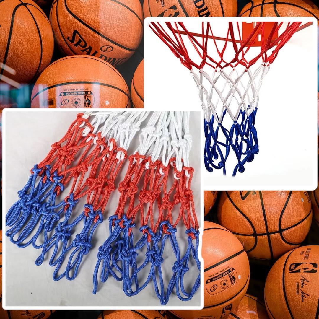バスケ ゴールネット ２枚セット バスケットゴール ネット 室内 室外 耐久性の画像4
