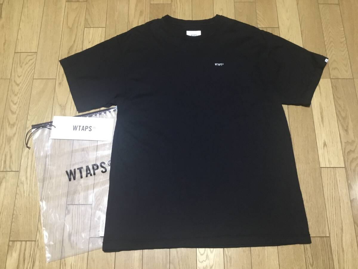 WTAPS 2023 SS SIGN SS COTTON サイズ M BLACK x02 BLANK DESIGN ALL COLLEGE ダブルタップス_画像3