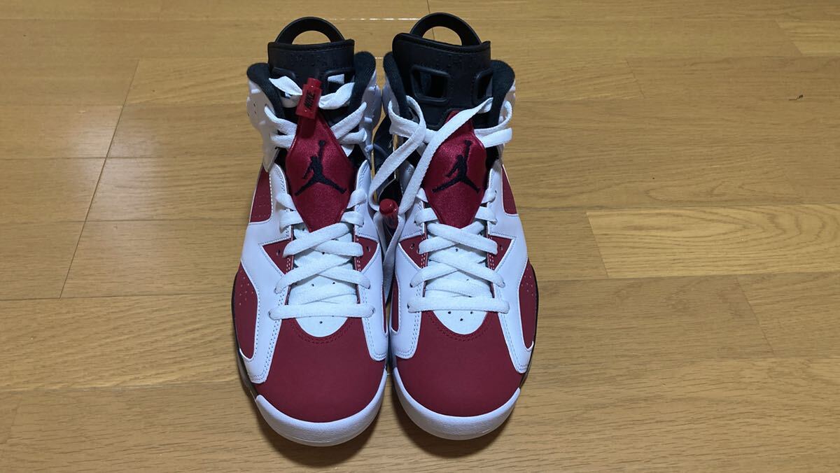 新品未使用　NIKE ナイキ　AIR JORDAN 6　RETRO カーマイン　_画像3