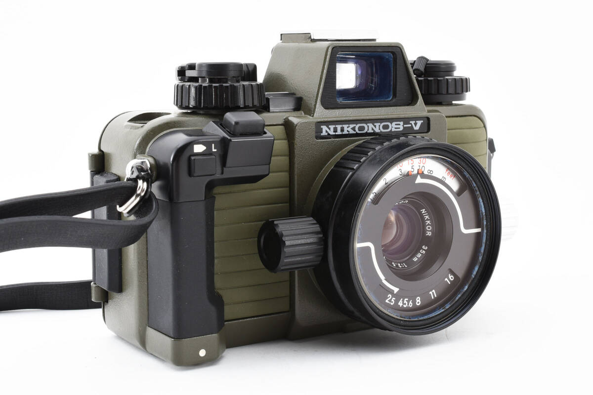ニコン Nikon NIKONOS V モスグリーン NIKKOR 35mm F2.5 10768_画像4