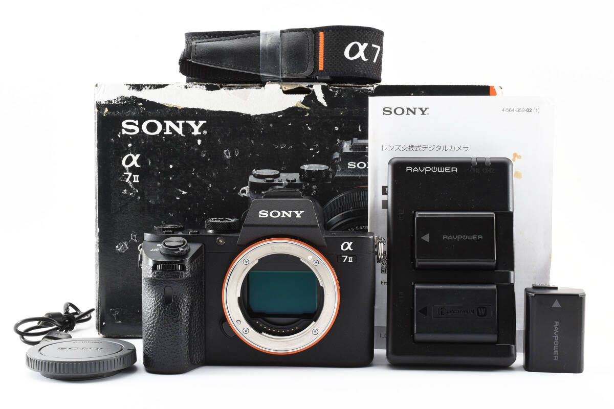 ソニー SONY α7II ILCE-7M2 ボディ 10931_元箱は状態が悪いのでおまけレベルです。