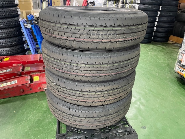 195/80R15 107/105N new car removing summer tire 4 pcs set 200 series Hiace 2024 year manufacture selling out 