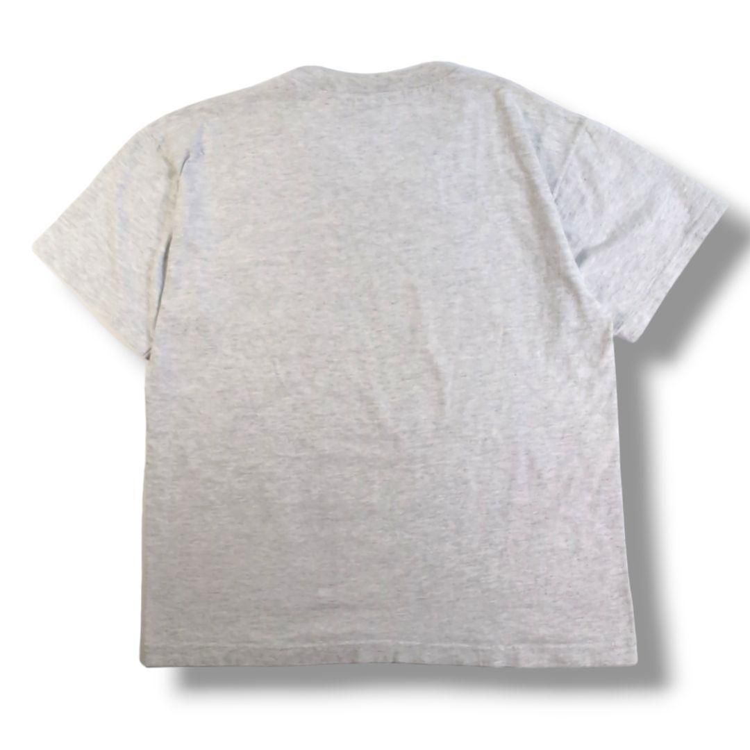 90s USA製 ルーニーテューンズ×MLB Tシャツ グレー L 145