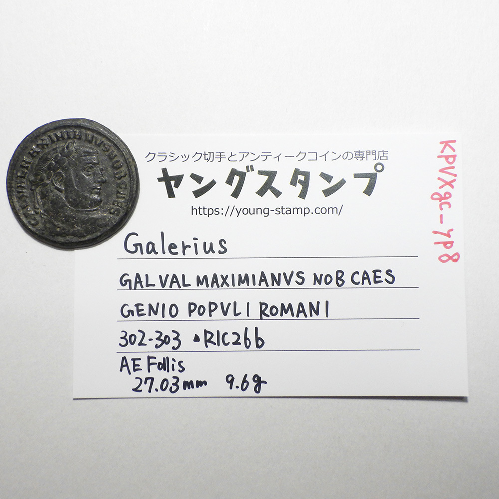 【古代ローマコイン】Galerius（ガレリウス）クリーニング済 ブロンズコイン 銅貨 フォリス(KPVXgc_yp8)の画像9