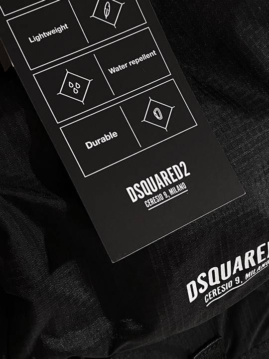 定価9.9万ディースクエアード DSQUARED2 雑誌掲載！CERESIO 9 MILANO＆ブランドロゴ バックパック リュックサック 鞄 バッグ 男女兼用の画像7