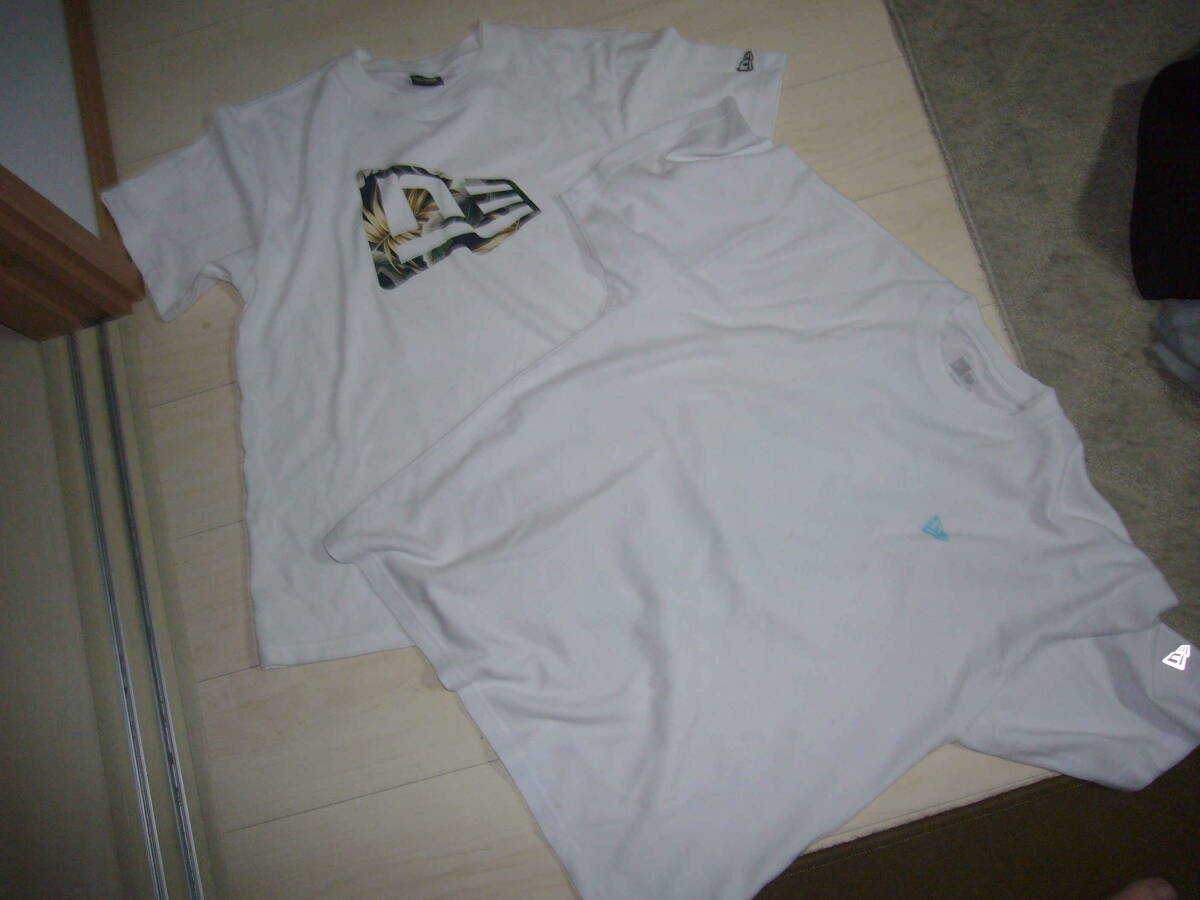 ニューエラNEWERA Mサイズ 半袖Tシャツ ２枚セット 中古良品の画像1