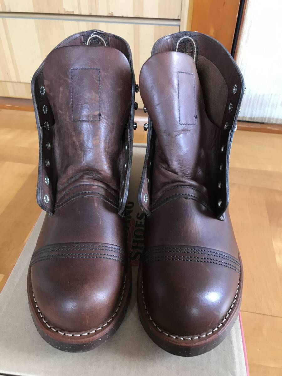 未使用　RED WING 8111 レッドウイング　IRON RANGER Amber Harness 茶系　US7.5 25.5cm　ワイズD_画像2