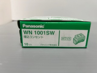 Panasonic Cosmo series wide 21 outlet part material set unused storage goods pattern number WTF113238W 10ko etc. free shipping. 