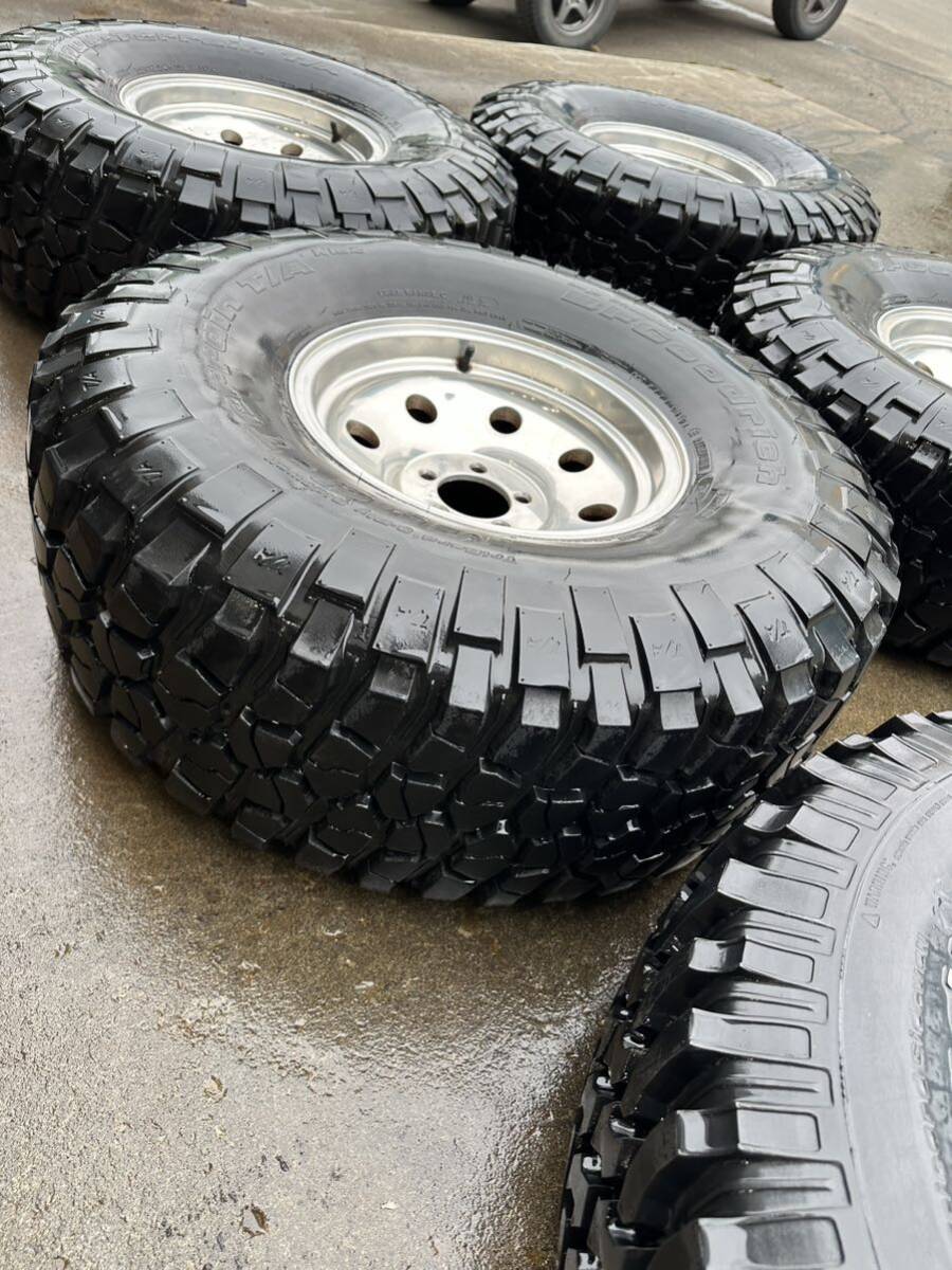 TJラングラーにて使用 35×12.5R15 Goodrich BFグッドリッチ 5本セットの画像6