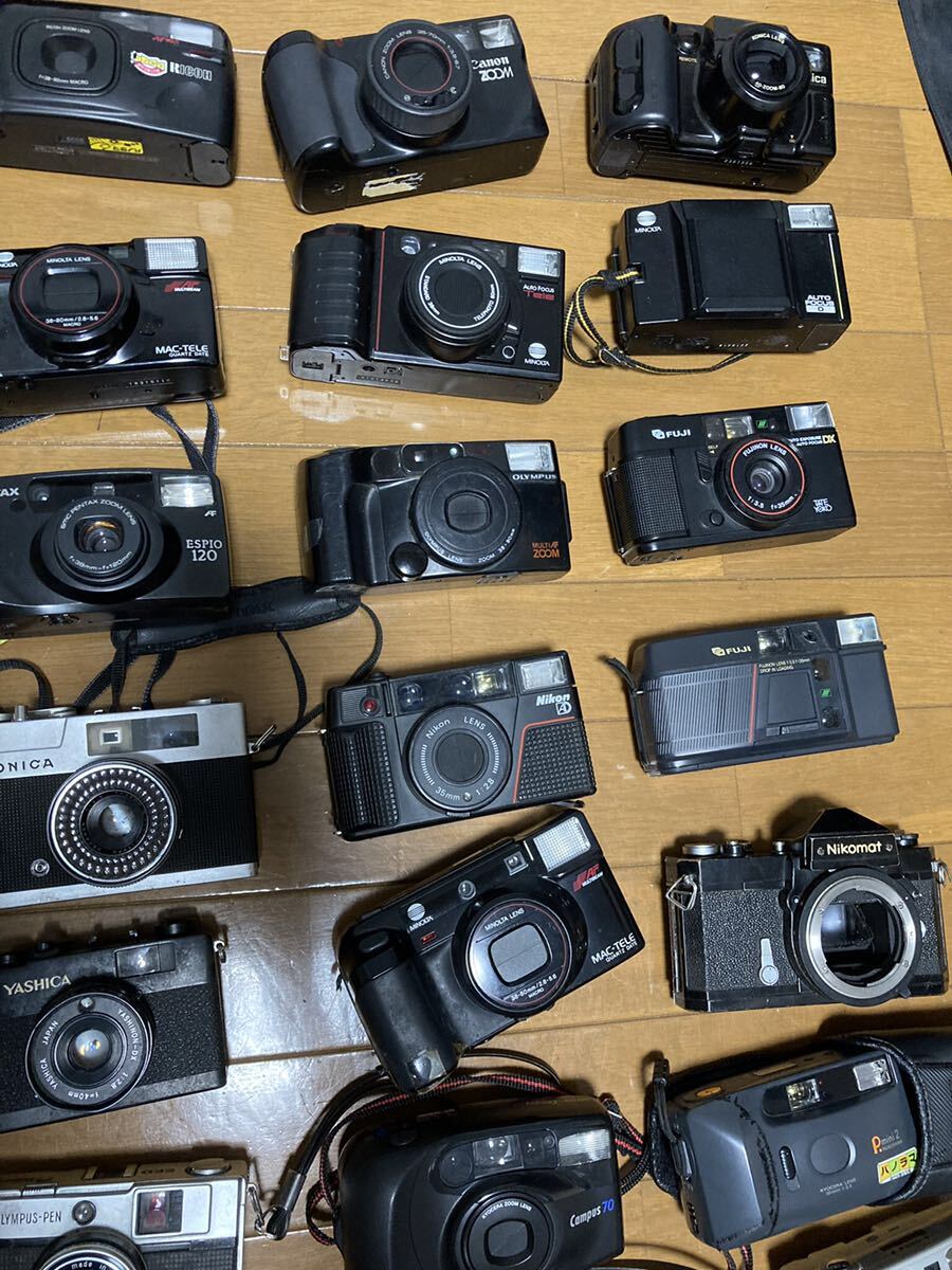 1円スタート□ジャンク□ コンパクトフィルムカメラ レンジファインダー 等 大量まとめセット konika MINOLTA Nikon OLYMPUS RICOH Canon等の画像3