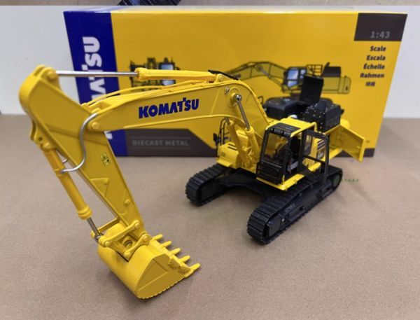 ★新作★2024 新しいコマツ KOMATSU PC520LC-11M0 掘削機合金エンジニアリング車両モデル 1:43 0724①の画像1