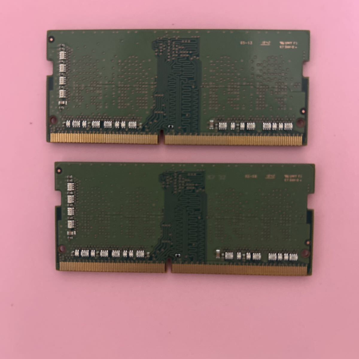 中古 SAMSUNG ノートPC メモリ サムスン PC4-2666V 4GB＊2 の画像2