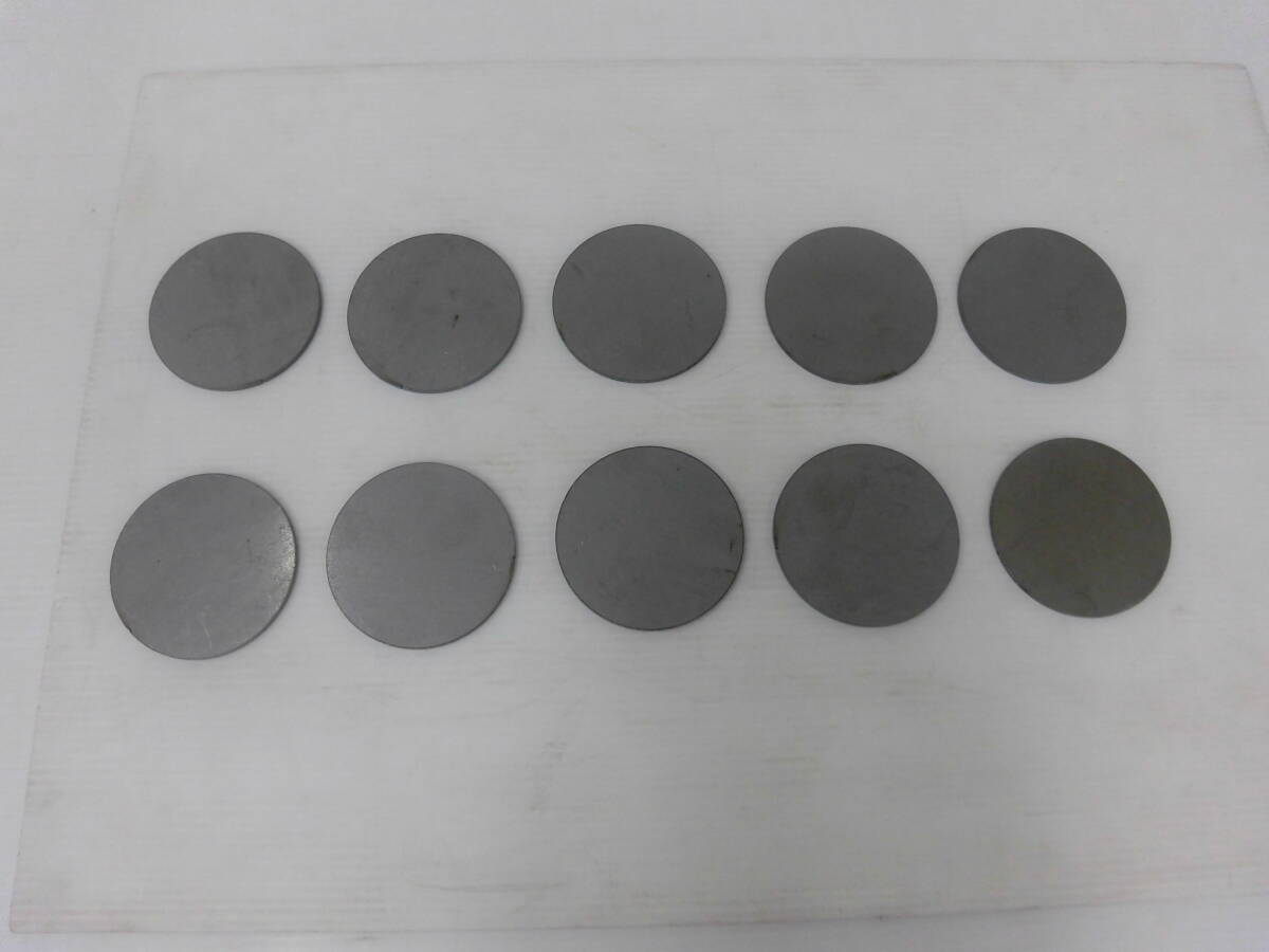 鉄板　スチール板　丸　板厚3.2mm 89mm 10枚　切板　切材　溶接材　DIY_画像1
