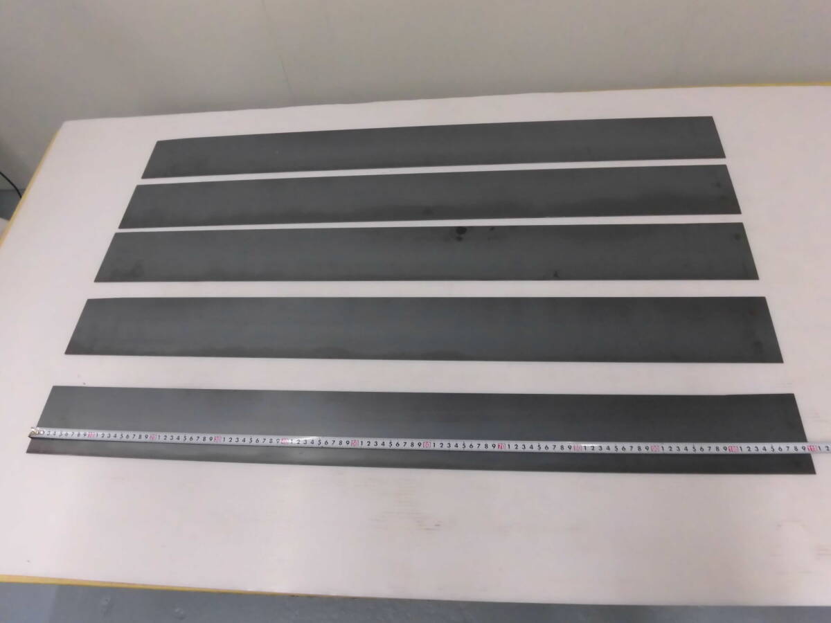 鉄板 　黒皮　スチール板　板厚2.3mm　110mm x 1100mm 5枚　切板　切材　溶接材 _画像2