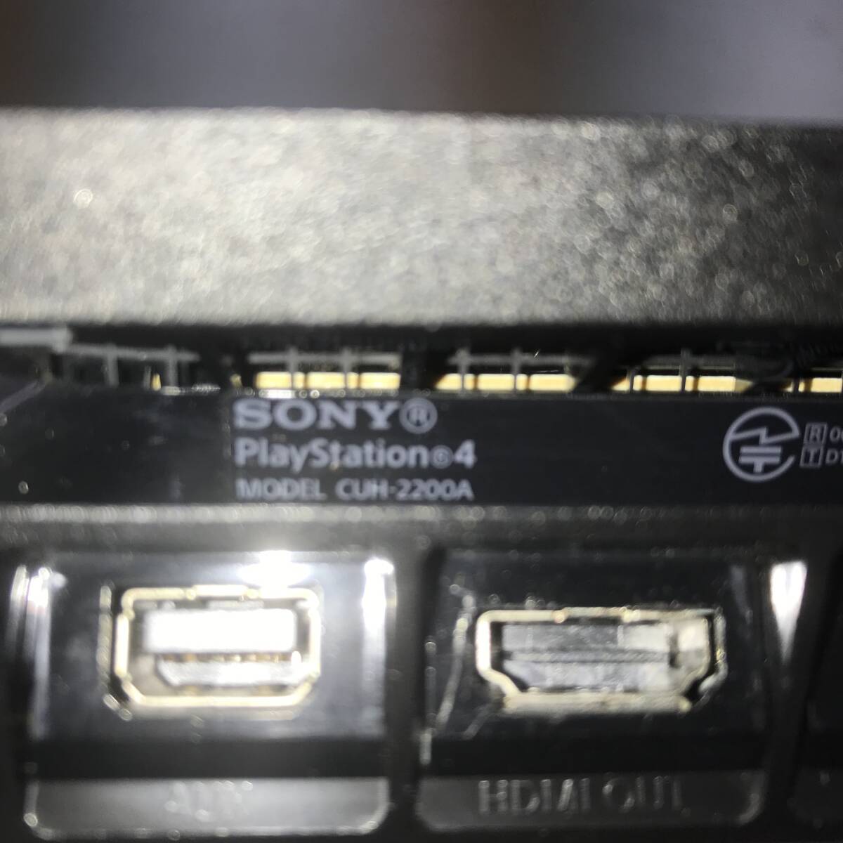 【1円～】SONY PlayStation4 (CUH-2200A) 本体 Jet Black 500GB ※動作確認済み【中古品】_画像5
