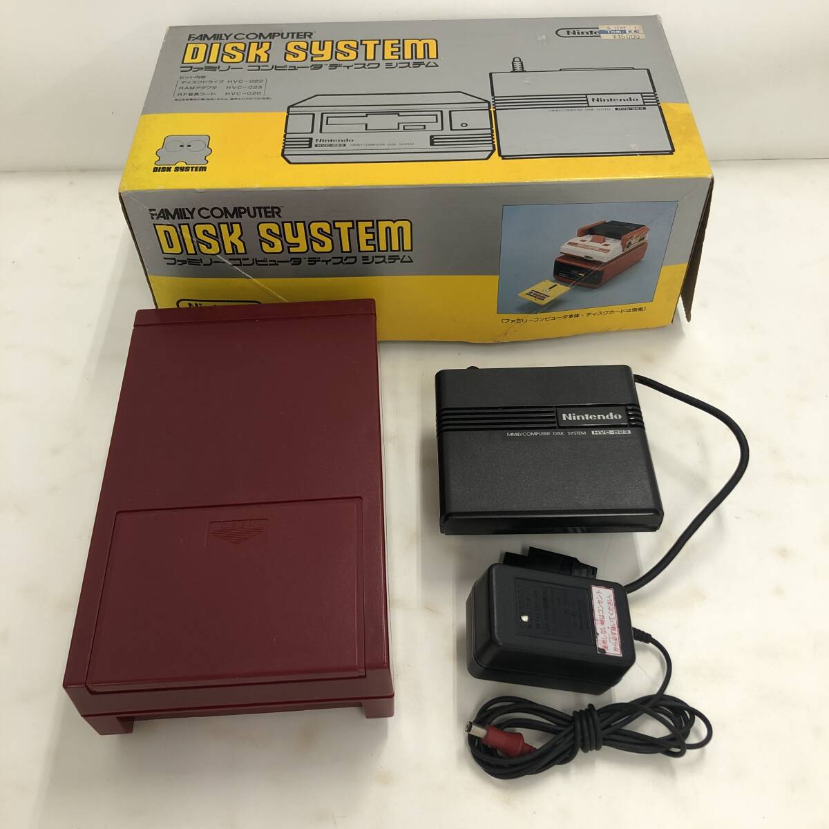 【1円～】 任天堂 ファミリーコンピューター DISK SYSTEM ディスク システム HVC-022 本体 アダプタ 箱付き 【ジャンク品】_画像2