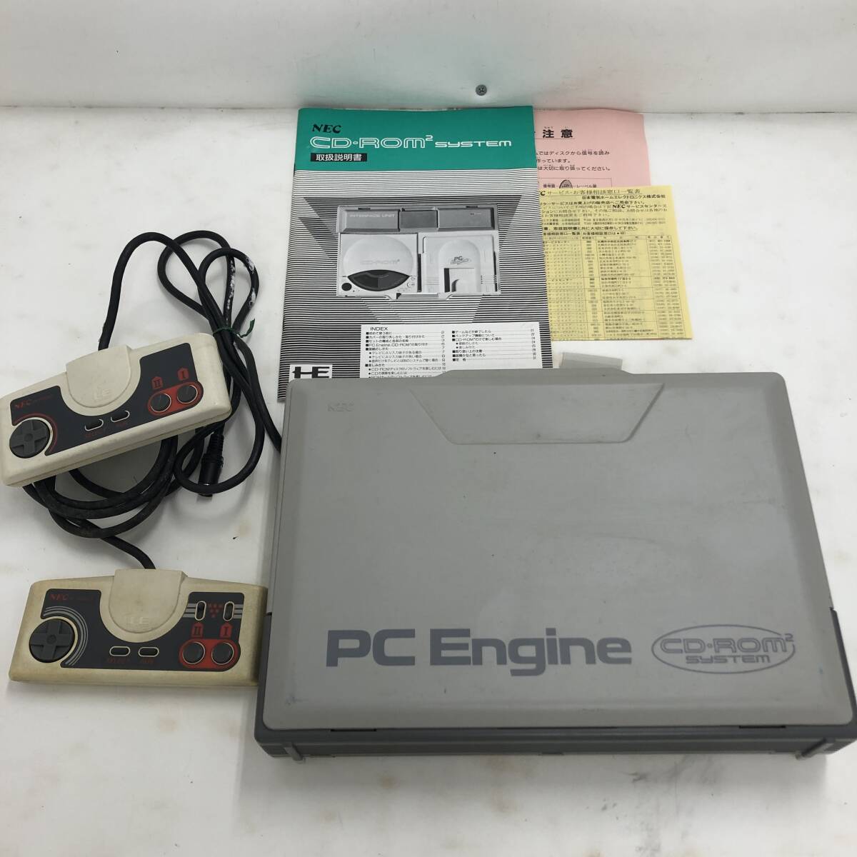 【1円～】 NEC PCエンジン CD-ROM2 システム IFU-30A 本体 コントローラー 箱付き コンパクトCD-ROMプレーヤー 【ジャンク品】の画像2