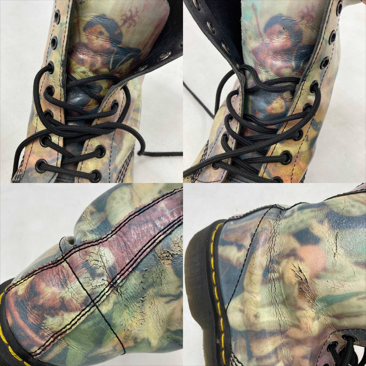 【1円～】 Dr.martens ドクターマーチン 8ホールブーツ PASCAL パスカル UK9 約28cm ※傷み有 【ジャンク品】_画像9