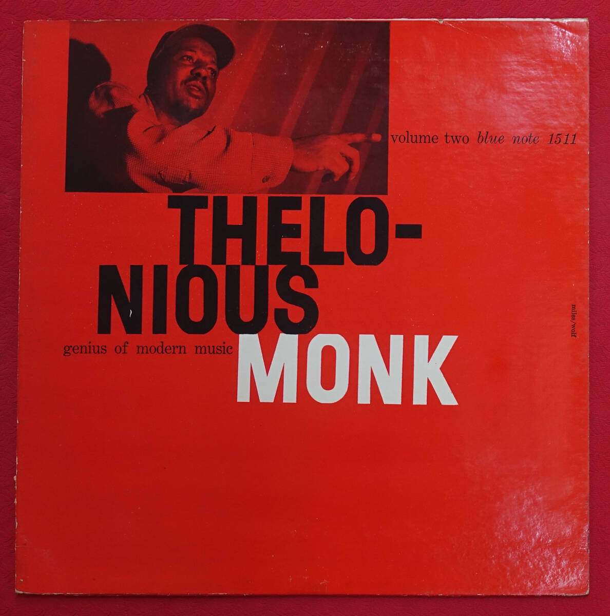 極美! US BLUE NOTE BLP 1511 オリジナル Genius of Modern Music / Thelonious Monk Lexington/DG/RVG/EARの画像1