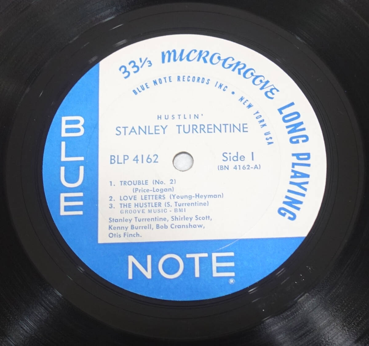  ultimate beautiful! US BLUE NOTE BLP 4162 original HUSTLIN* / Stanley Turrentine NYC/RVG/EAR