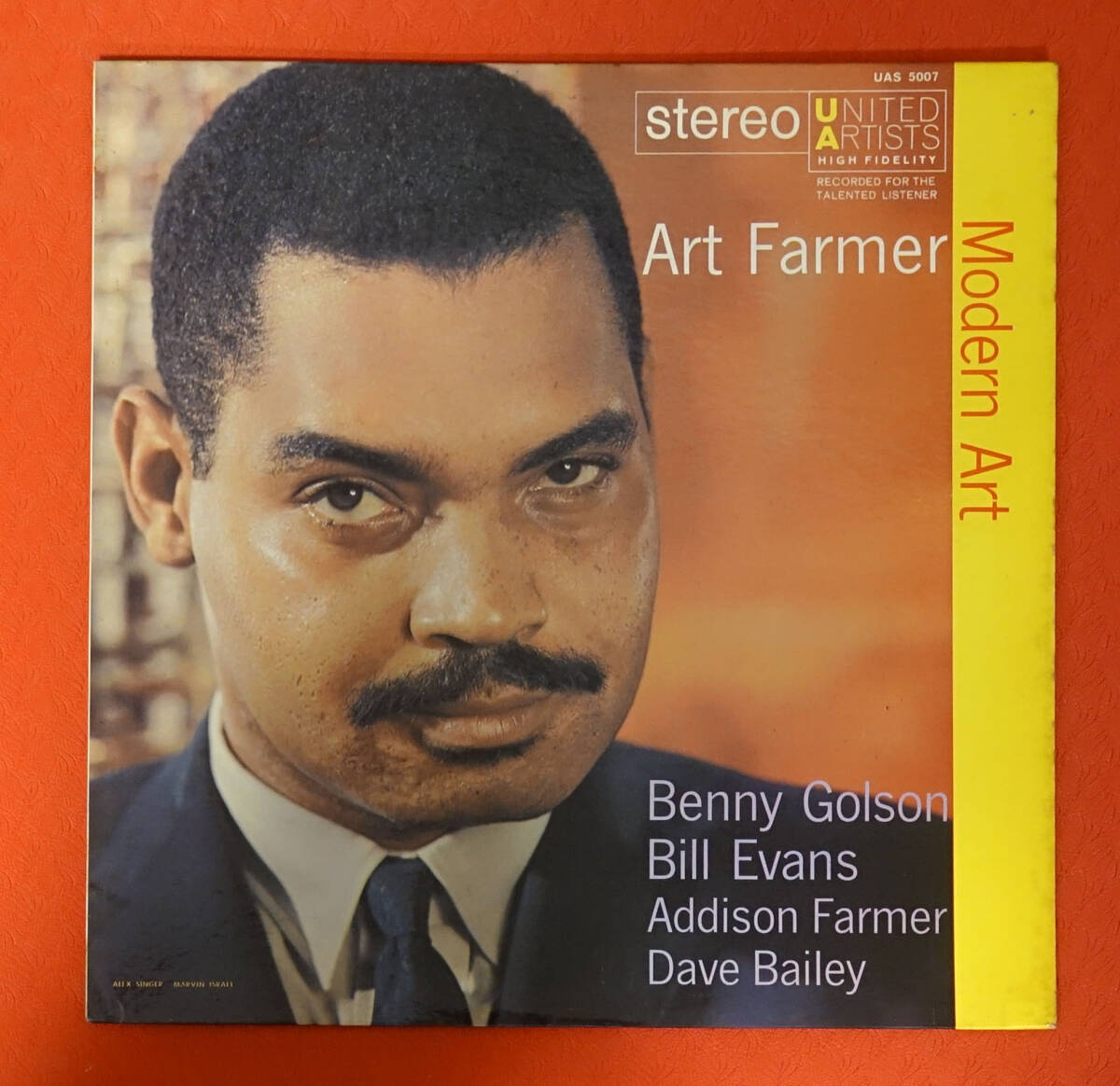 極美! US United Artists UAS 5007 オリジナル Modern Art / Art Farmer Quintet DGレーベルの画像1