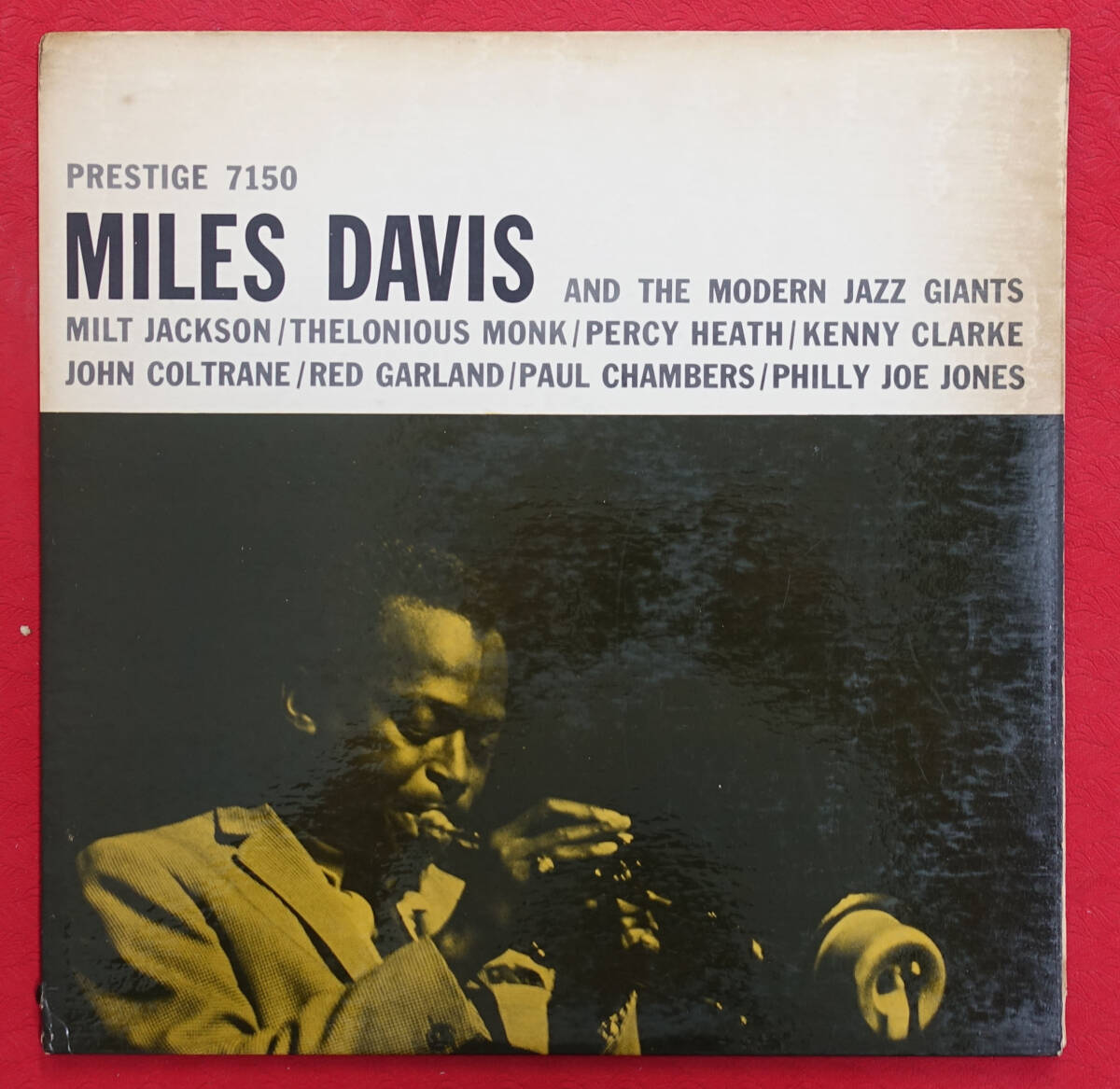 極美! US Prestige PRLP 7150 オリジナル Modern Jazz Giants / Miles Davis NJ/DG/RVGの画像1