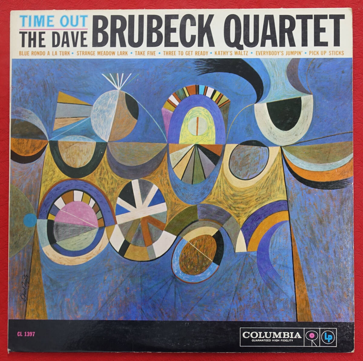 極上品! US Columbia MONO CL 1397 オリジナル 6EYES TIME OUT / The Dave Brubeck Quartet MAT: 1G/1Kの画像1