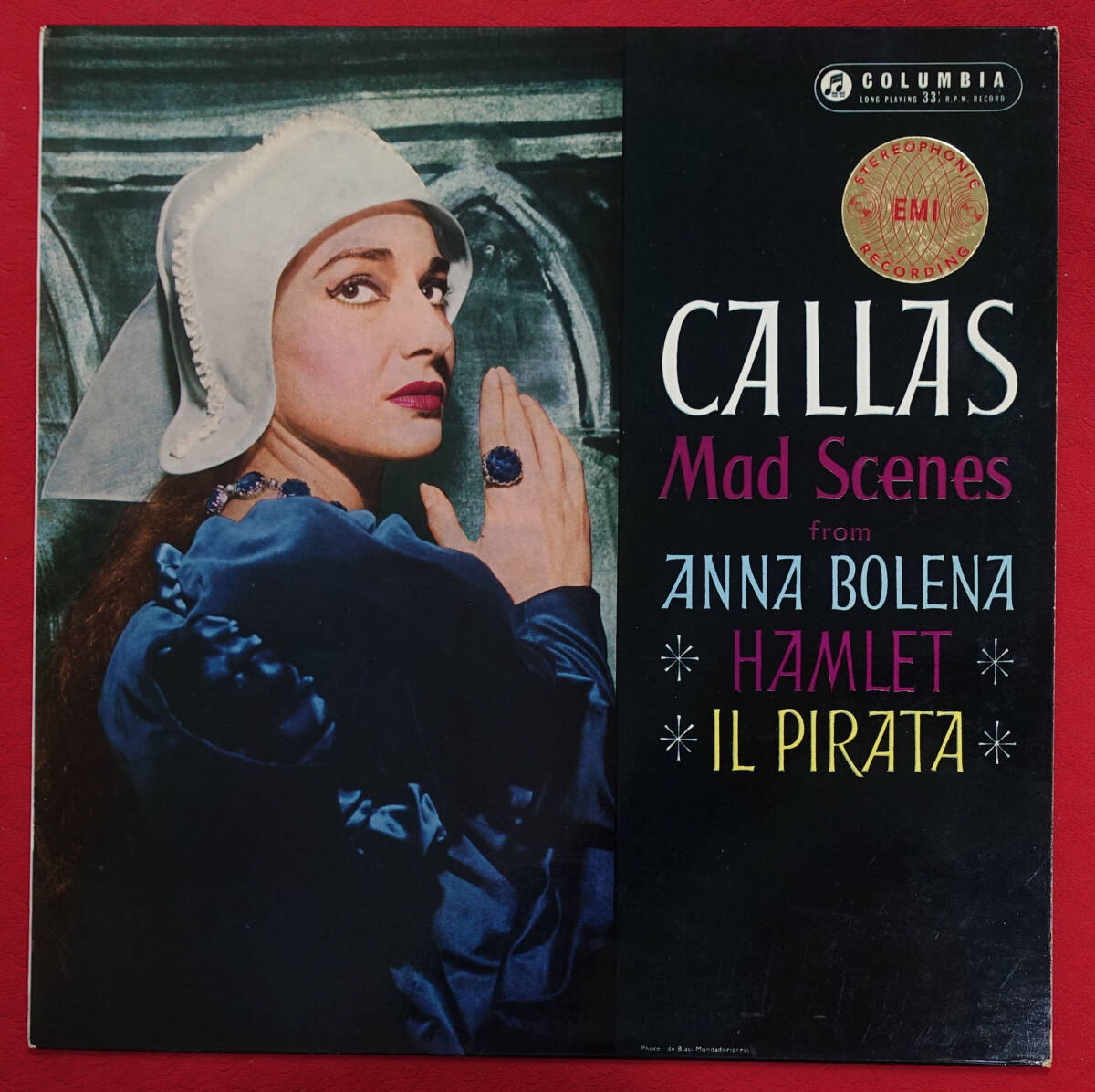  прекрасный! Британия Columbia SAX 2320 B&S CALLAS MAD SCENES Мали a*kalas