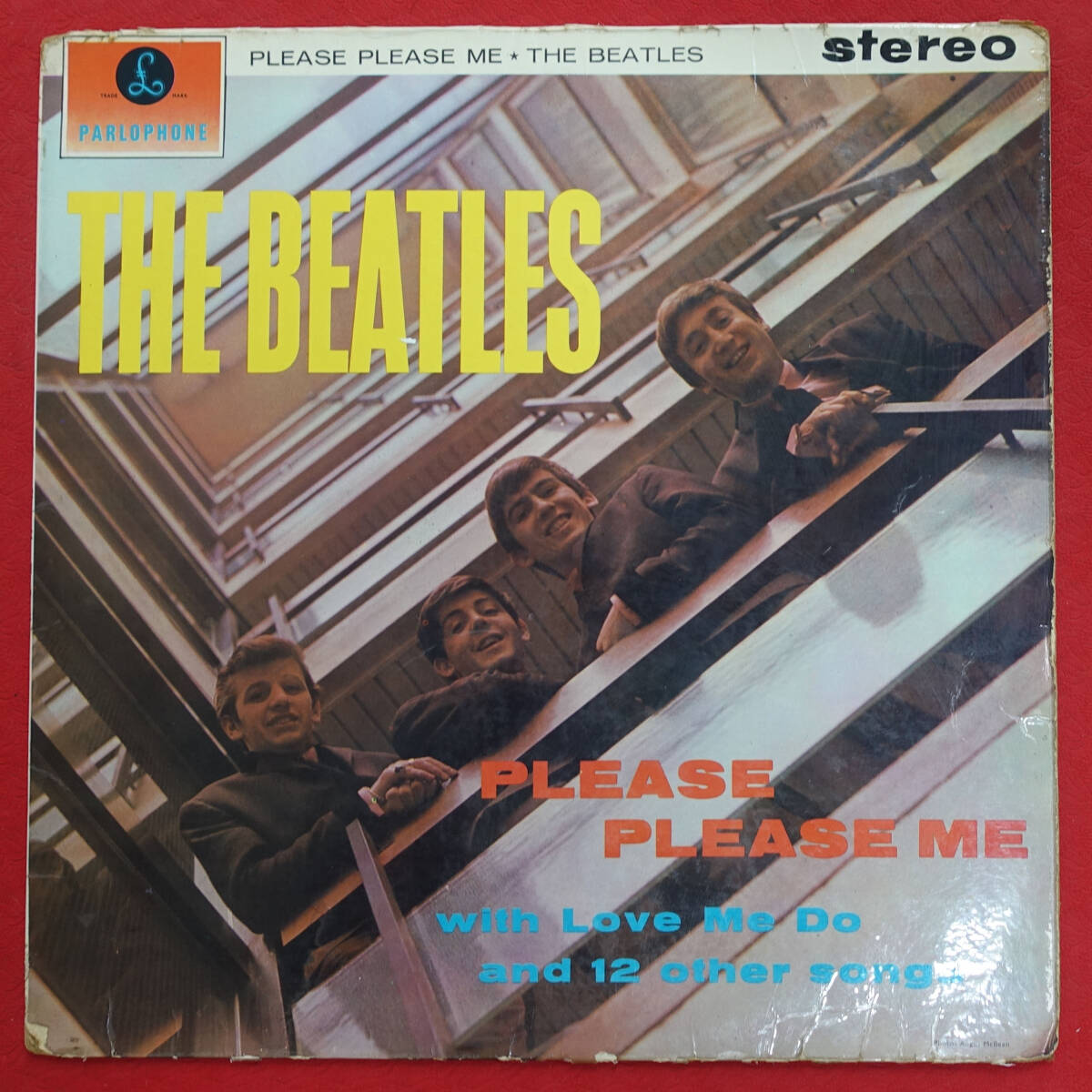 超レア! UK Original Parlophone PCS 3042 Ultra Rare! 3rd Stereo Press Please Please Me / The Beatles MAT: 1/1の画像1